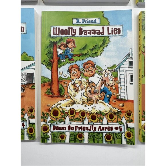 Down On Friendly Acres Books Set 1-6 Paperback Sunflower Seeds R Friend Children - Picture 8 of 16